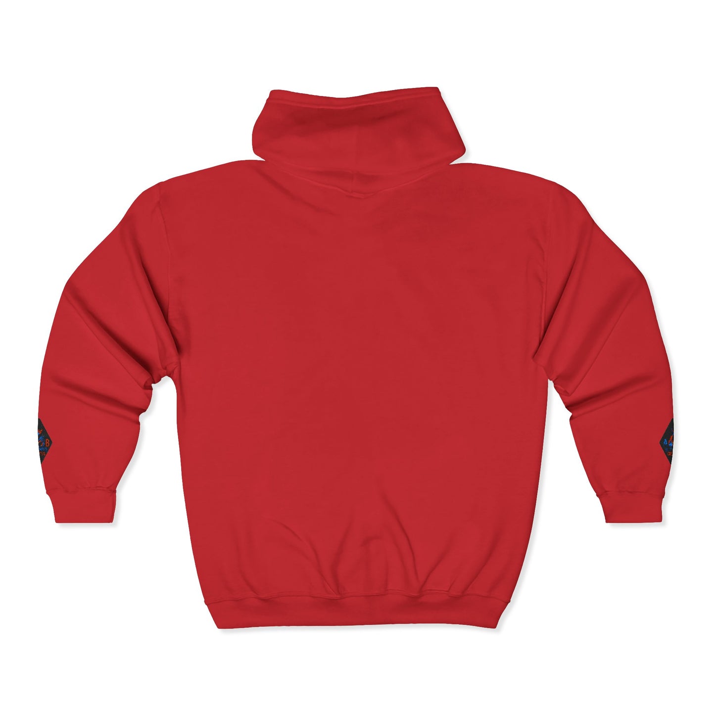 A Blue Ember Creative Diamond Zip Hoodie – Small Card Graphic