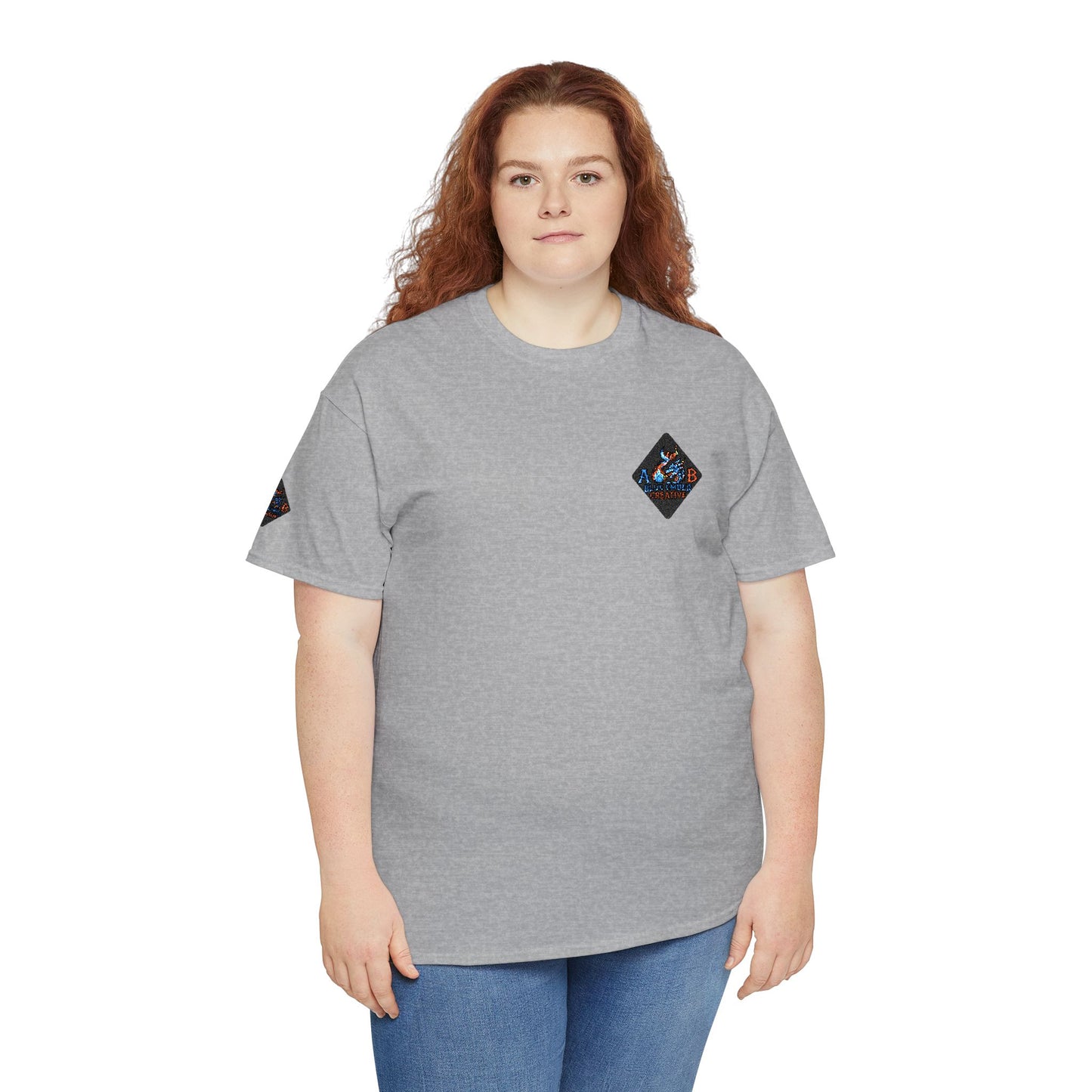 A Blue Ember Diamond Chest Tee