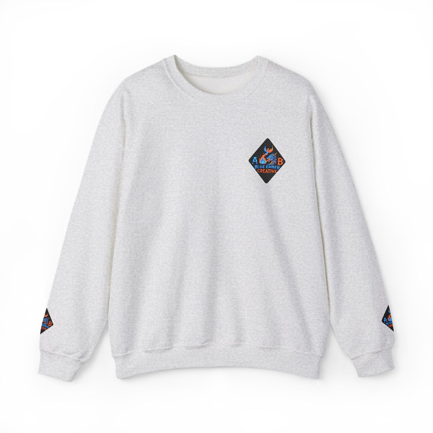 A Blue Ember Patch Crewneck Sweatshirt