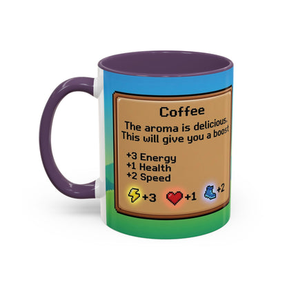 Stardew Valley Inspired Mug – Cozy Gamer Coffee Cup – Farming Game Gift – Pixel Art Aesthetic Mug