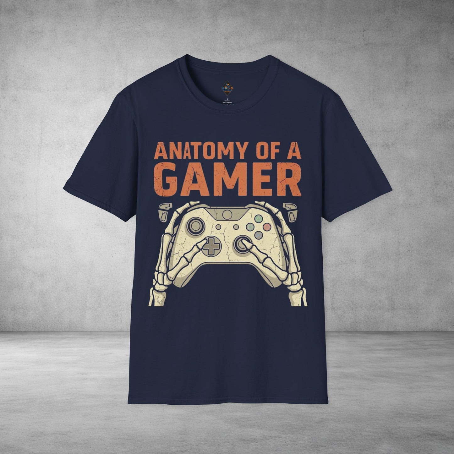 Anatomy of a Gamer T-Shirt – Retro Controller Graphic Tee for Gamers