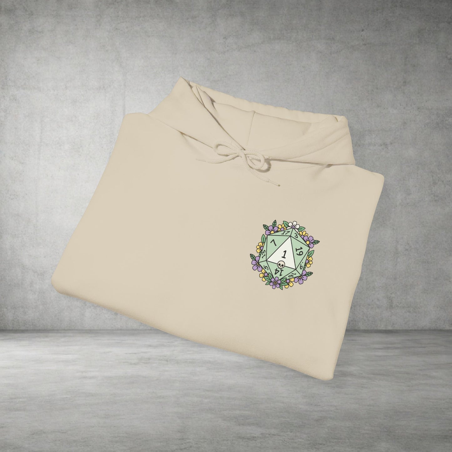 Floral Monogram 'A' Crest Hoodie - Botanical Initial Sweatshirt