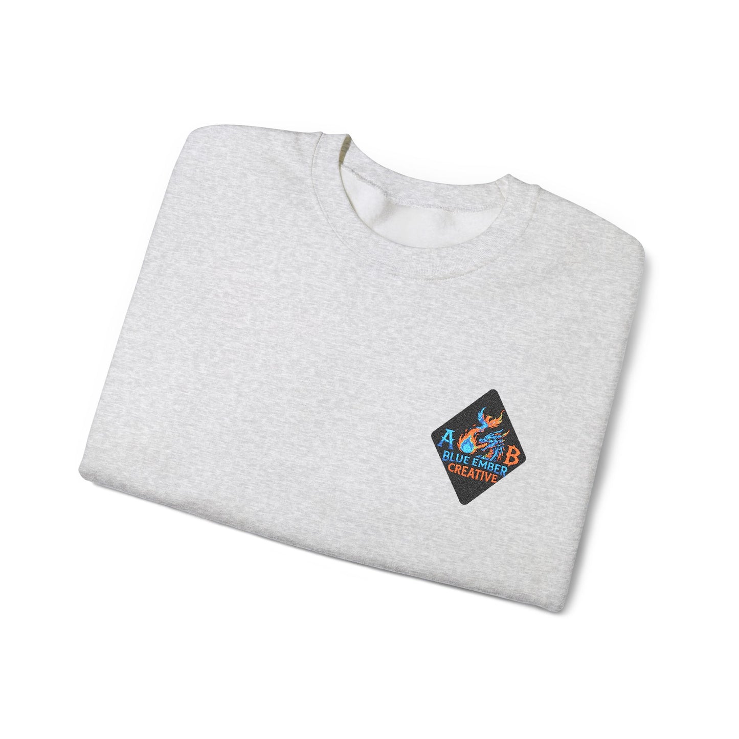 A Blue Ember Patch Crewneck Sweatshirt