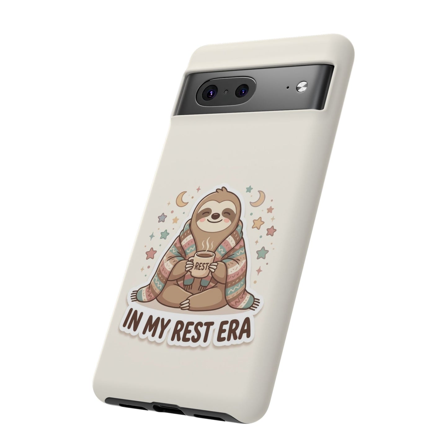 Phone Case — "In My Rest Era" Sloth Cozy Cute Protective Case