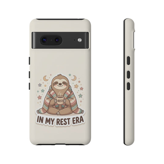 Phone Case — "In My Rest Era" Sloth Cozy Cute Protective Case
