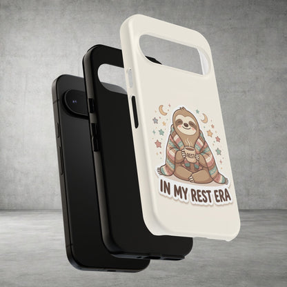 Phone Case — "In My Rest Era" Sloth Cozy Cute Protective Case