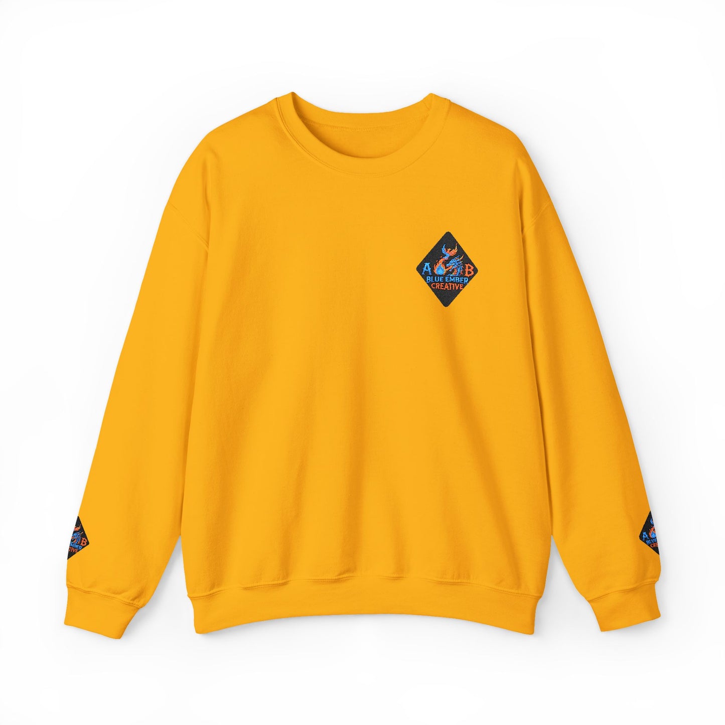 A Blue Ember Patch Crewneck Sweatshirt
