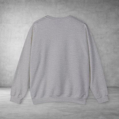 Crewneck Sweatshirt — Colourful Overlap Ghost Art Graphic