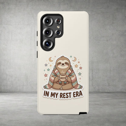 Phone Case — "In My Rest Era" Sloth Cozy Cute Protective Case