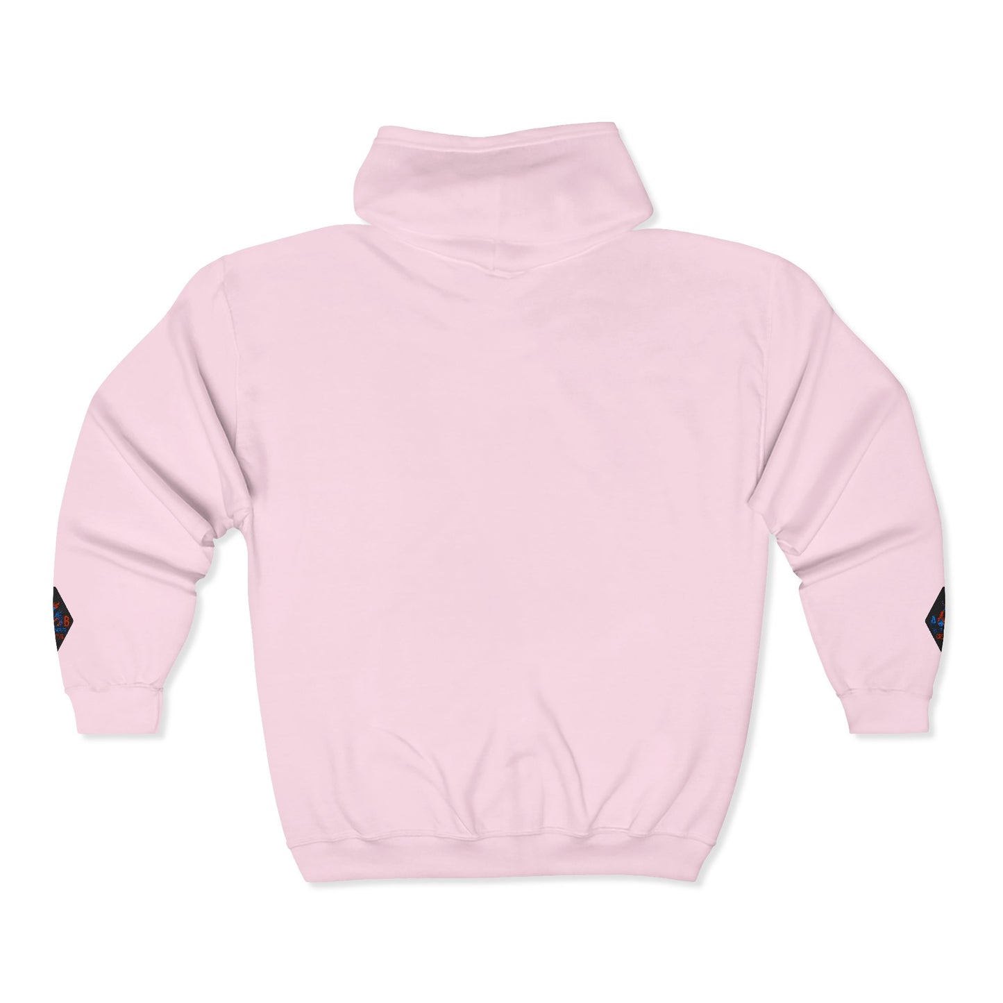 A Blue Ember Creative Diamond Zip Hoodie – Small Card Graphic