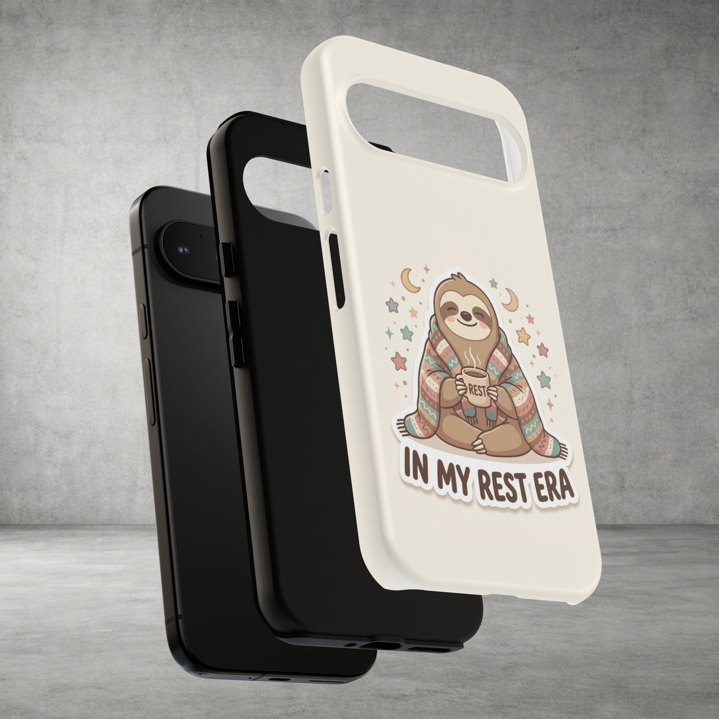 Phone Case — "In My Rest Era" Sloth Cozy Cute Protective Case