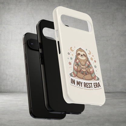 Phone Case — "In My Rest Era" Sloth Cozy Cute Protective Case
