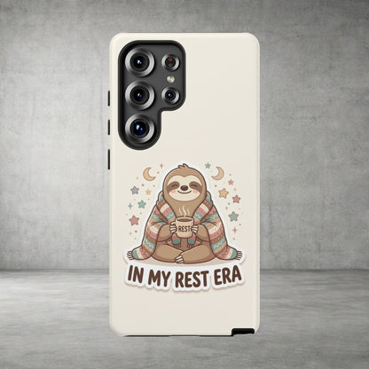 Phone Case — "In My Rest Era" Sloth Cozy Cute Protective Case