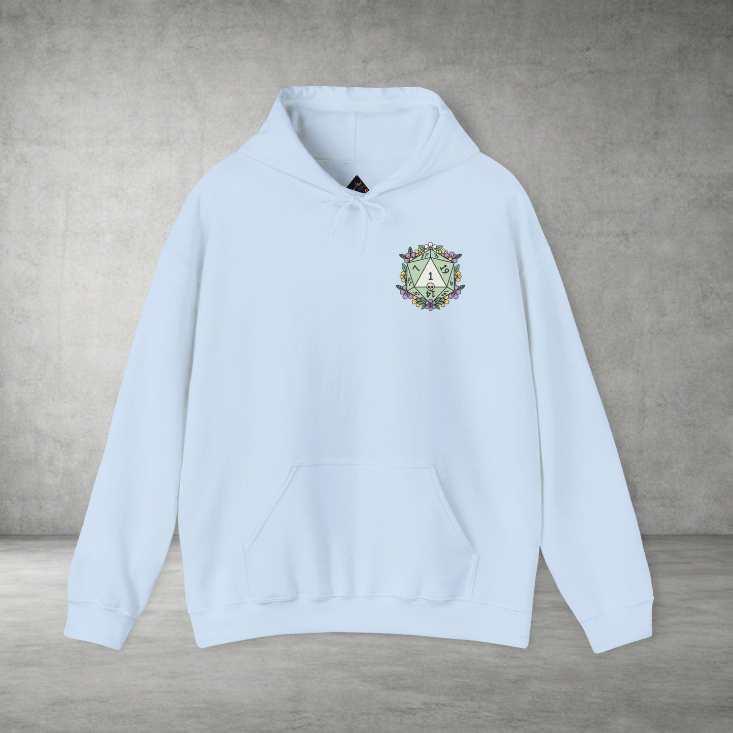 Floral Monogram 'A' Crest Hoodie - Botanical Initial Sweatshirt
