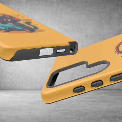 Cute Gamer Cat Phone Case - 'Pew Pew' Controller Design