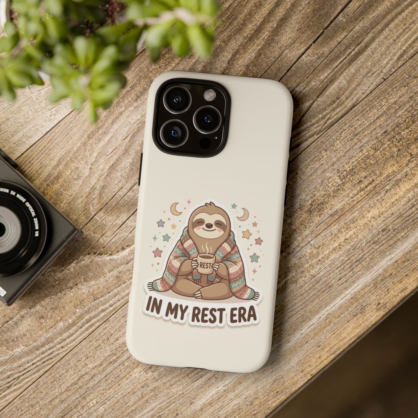 Phone Case — "In My Rest Era" Sloth Cozy Cute Protective Case