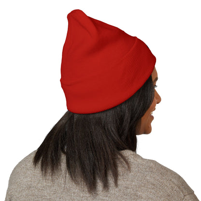 A Blue Ember Creative - Embroidered Diamond Cuffed Beanie