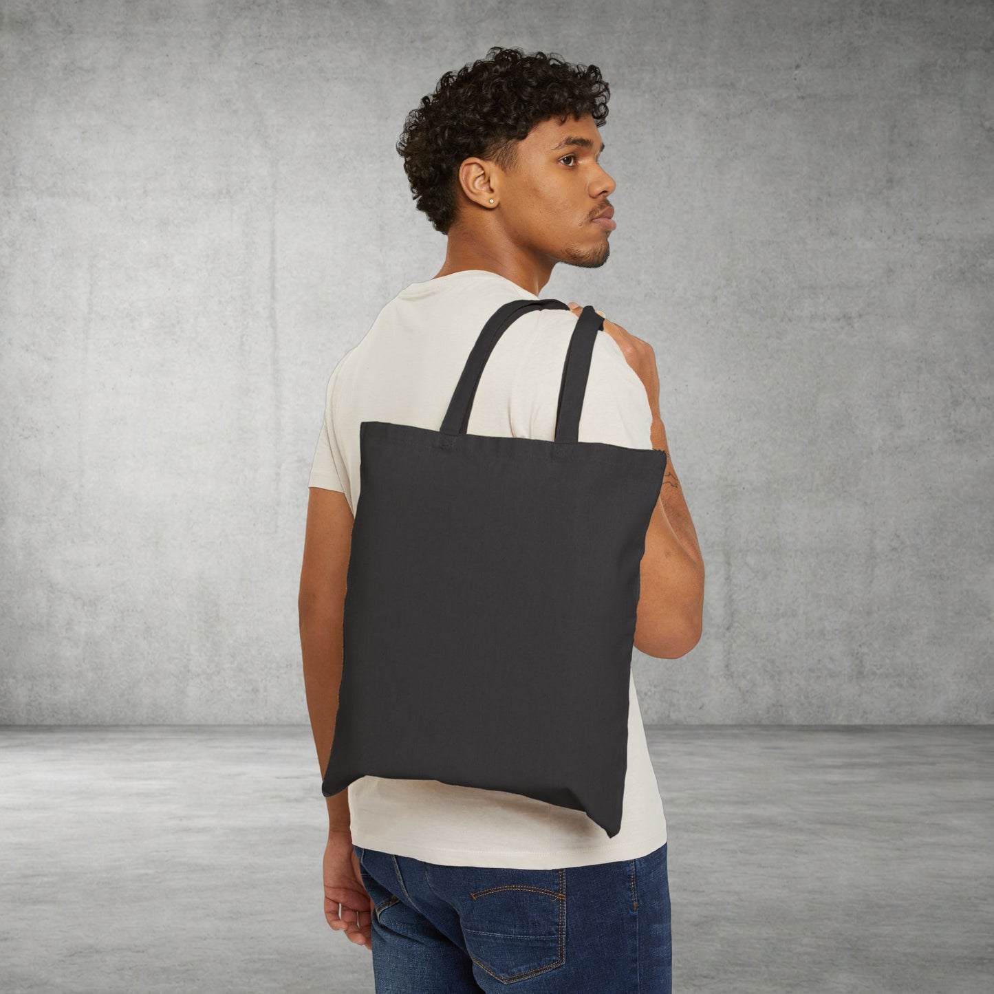 Floral D20 Tote Bag — Green Critical Fail Gaming Canvas Tote