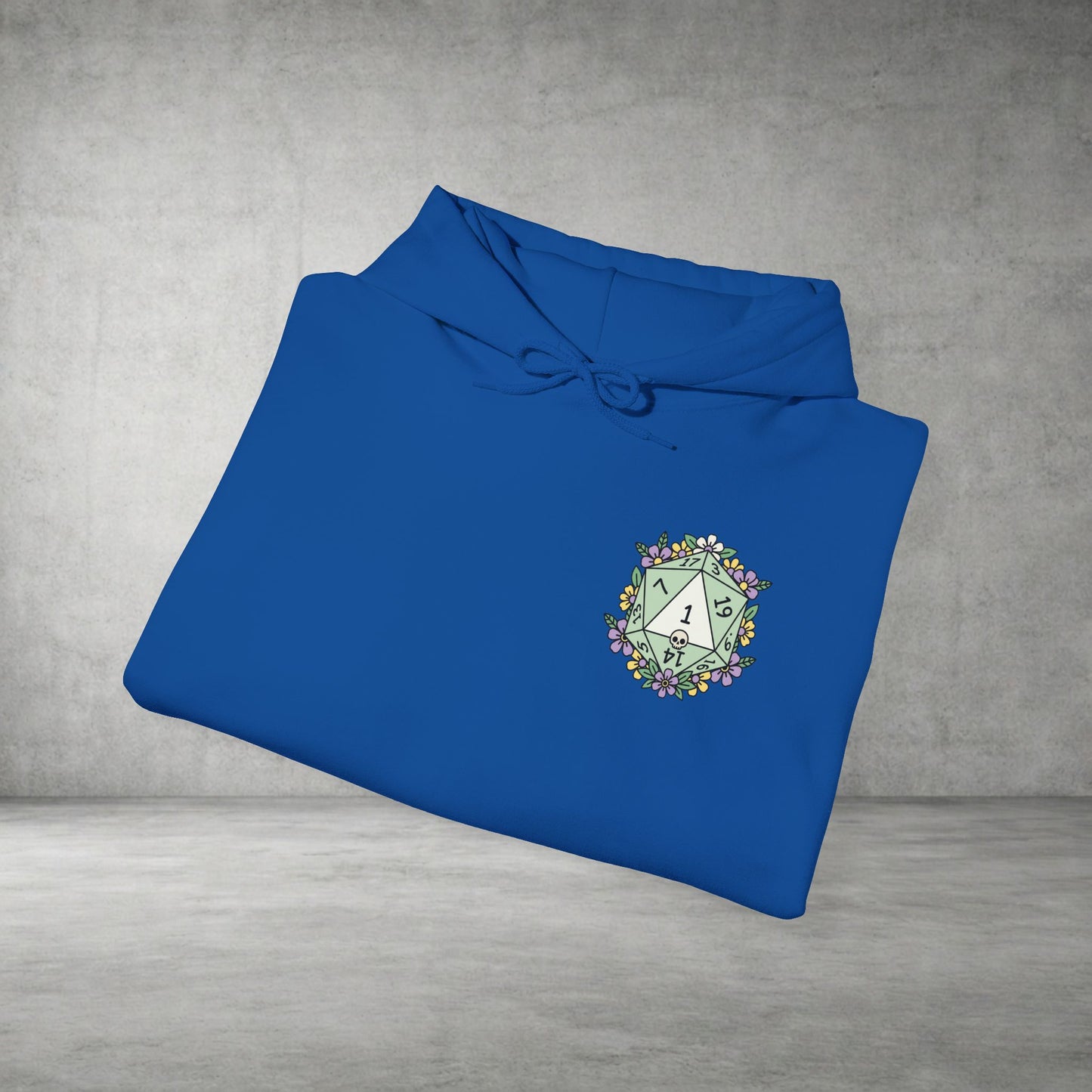 Floral Monogram 'A' Crest Hoodie - Botanical Initial Sweatshirt