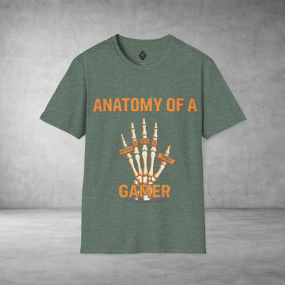 Anatomy of a Gamer T-Shirt — Skeleton Hand Gamer Tee