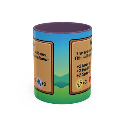 Stardew Valley Inspired Mug – Cozy Gamer Tea Cup – Farming Game Gift – Pixel Art Aesthetic Mug