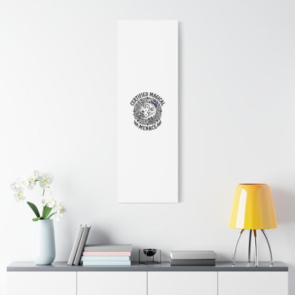 Certified Magical Menace Canvas | witchy goblincore celestial art
