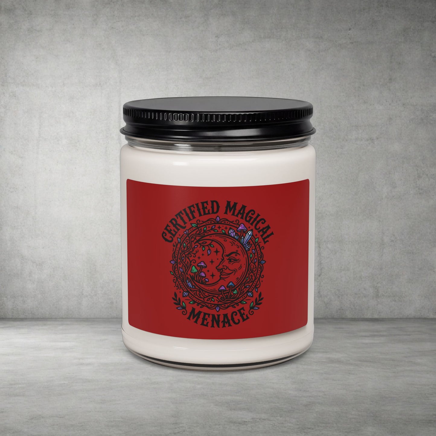 Certified Magical Menace Candle | Witchy, goblincore, celestial soy candle