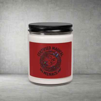 Certified Magical Menace Candle | Witchy, goblincore, celestial soy candle