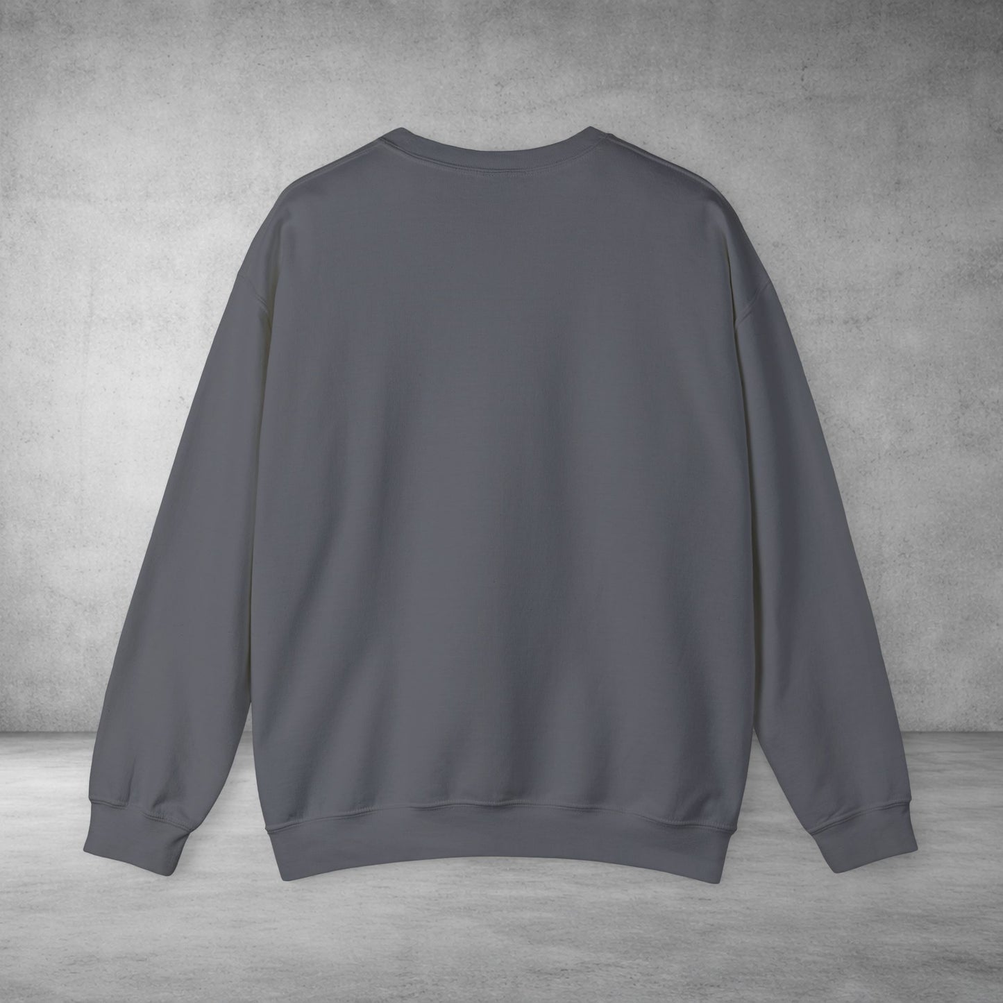 Crewneck Sweatshirt — Colourful Overlap Ghost Art Graphic