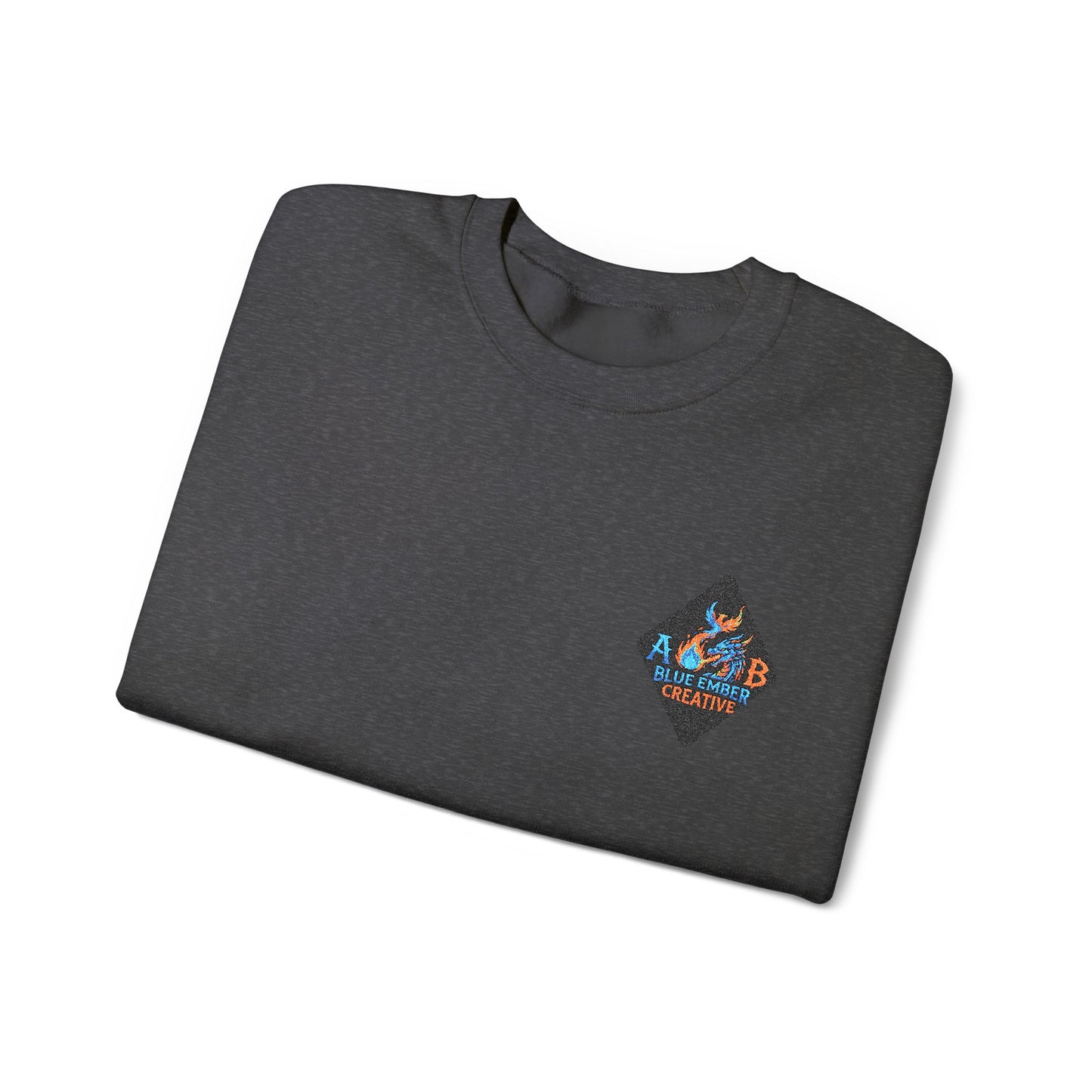 A Blue Ember Patch Crewneck Sweatshirt
