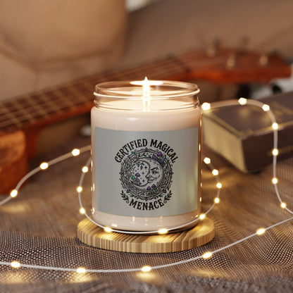 Certified Magical Menace Candle | Witchy, goblincore, celestial soy candle