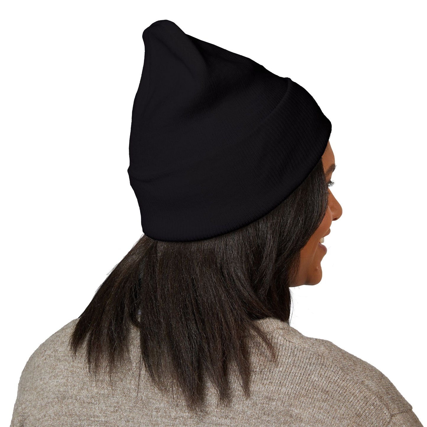 A Blue Ember Creative - Embroidered Diamond Cuffed Beanie