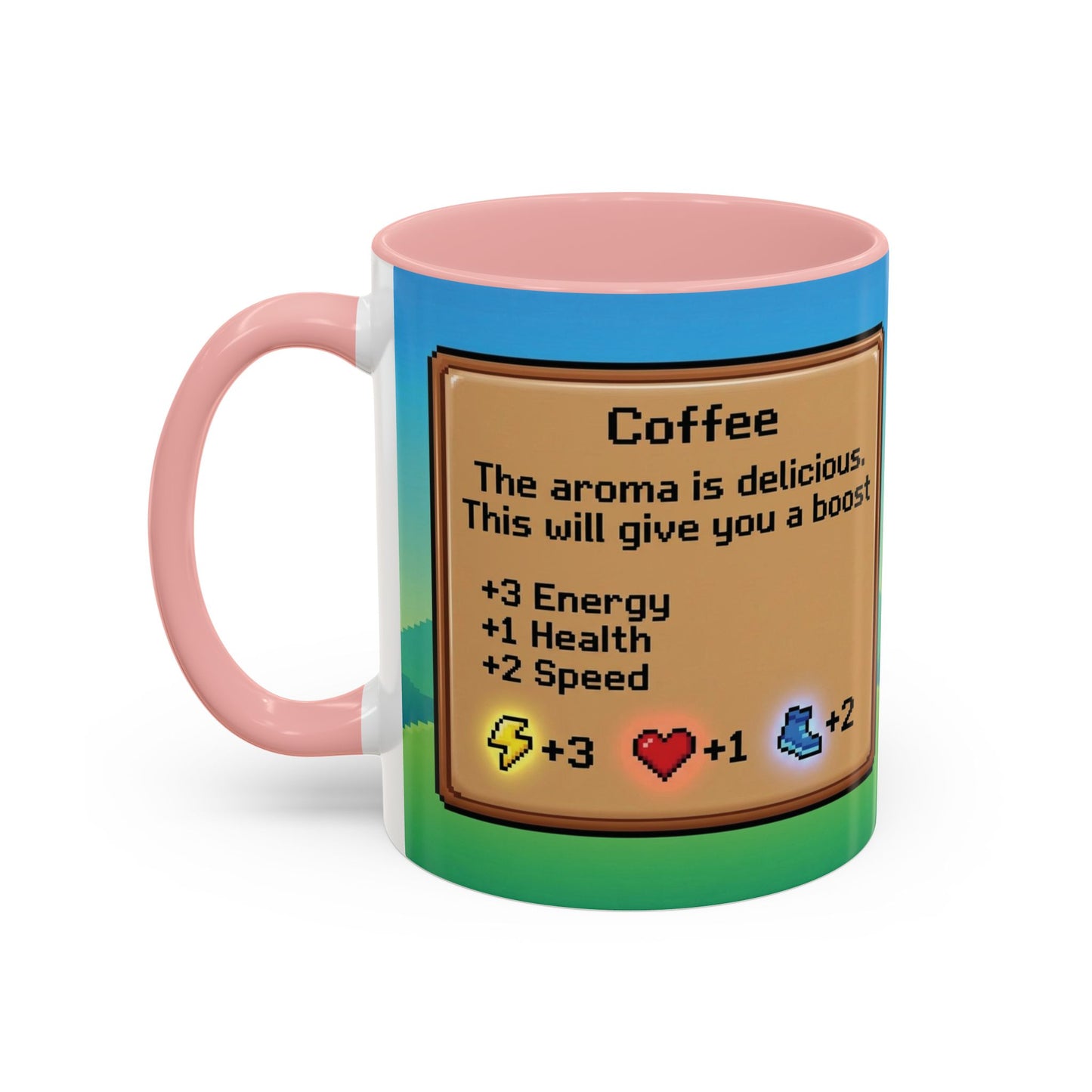 Stardew Valley Inspired Mug – Cozy Gamer Coffee Cup – Farming Game Gift – Pixel Art Aesthetic Mug