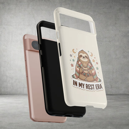 Phone Case — "In My Rest Era" Sloth Cozy Cute Protective Case
