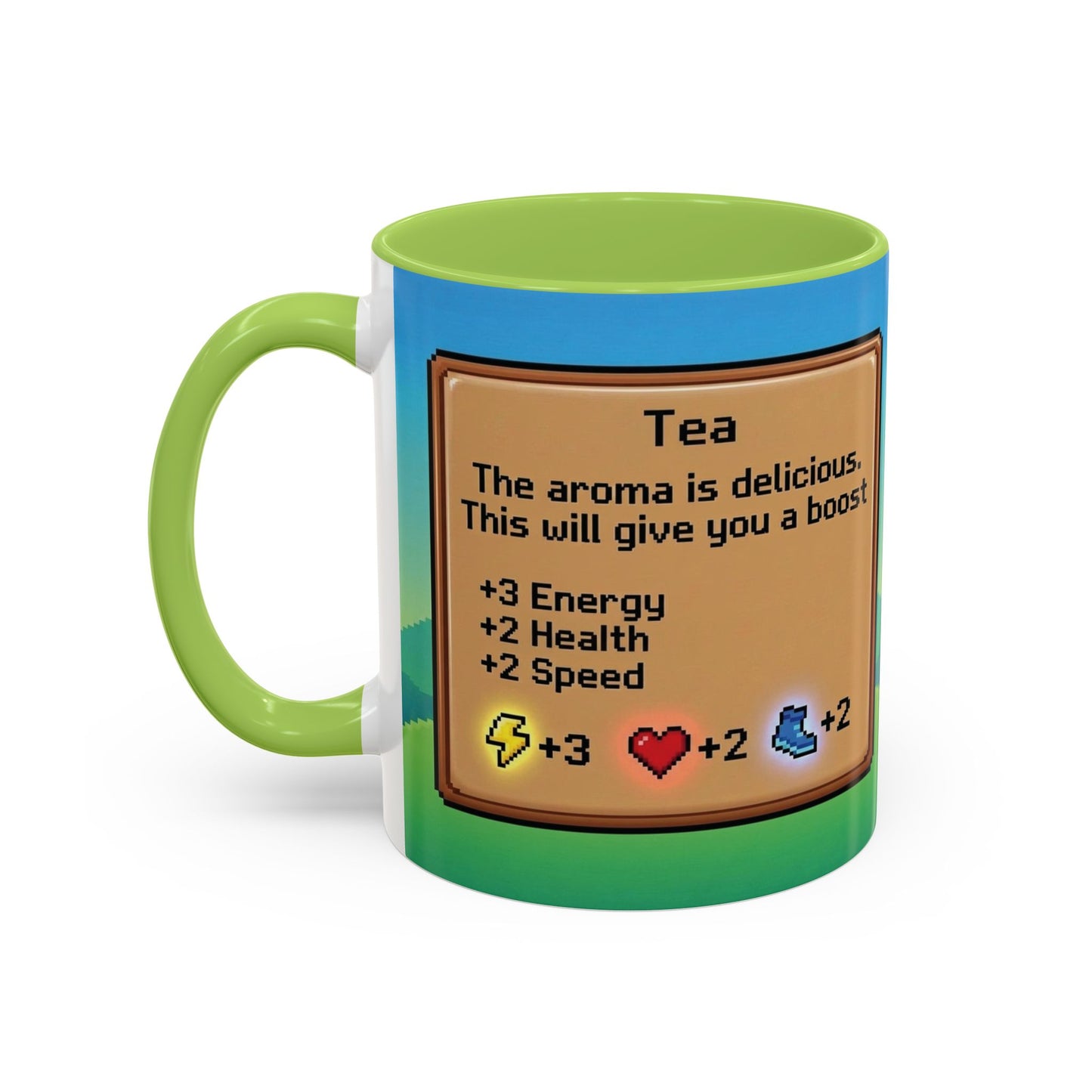 Stardew Valley Inspired Mug – Cozy Gamer Tea Cup – Farming Game Gift – Pixel Art Aesthetic Mug