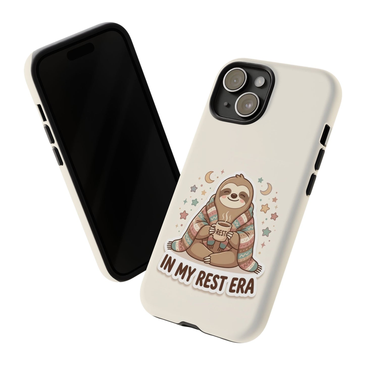 Phone Case — "In My Rest Era" Sloth Cozy Cute Protective Case
