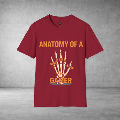 Anatomy of a Gamer T-Shirt — Skeleton Hand Gamer Tee