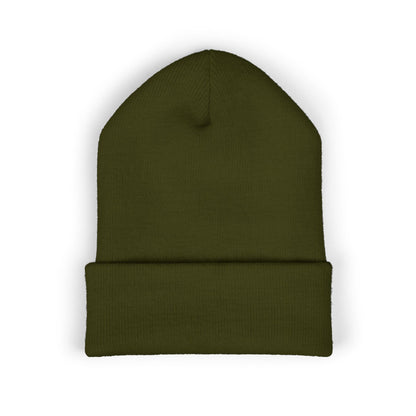 A Blue Ember Creative - Embroidered Diamond Cuffed Beanie