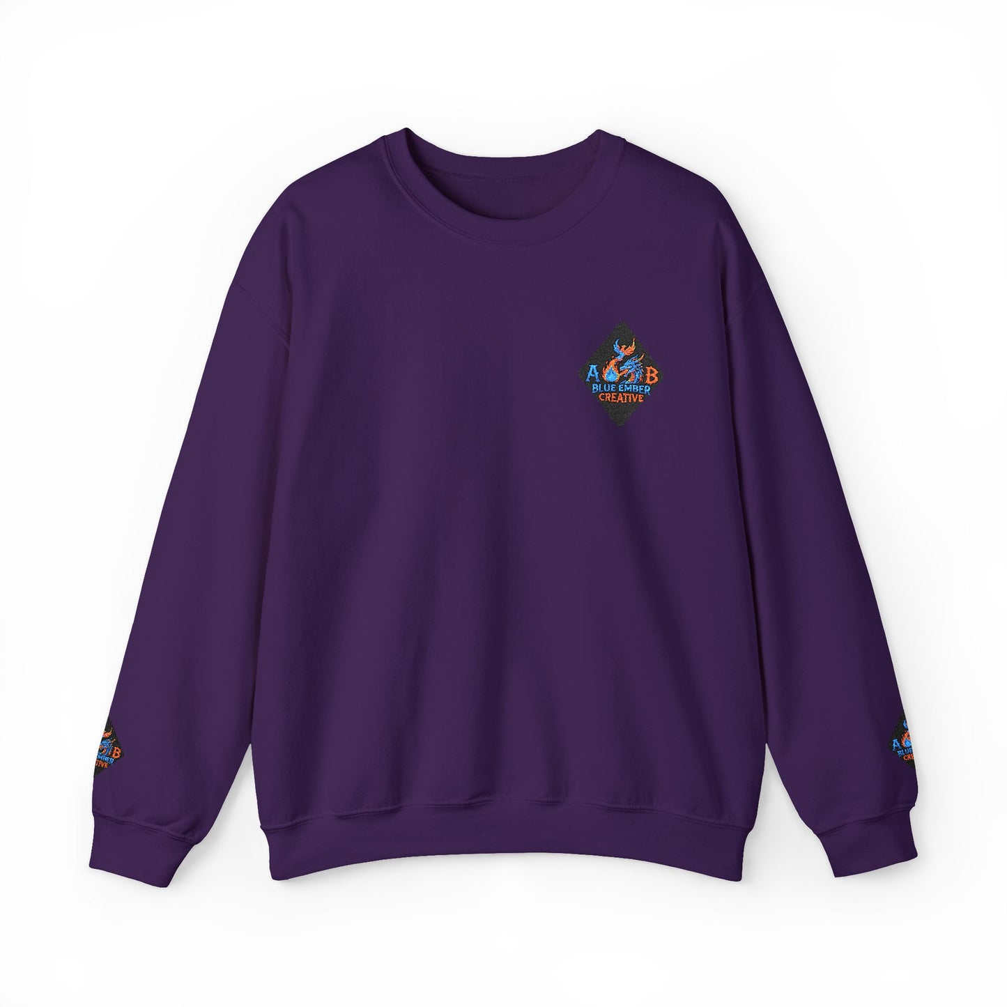 A Blue Ember Patch Crewneck Sweatshirt