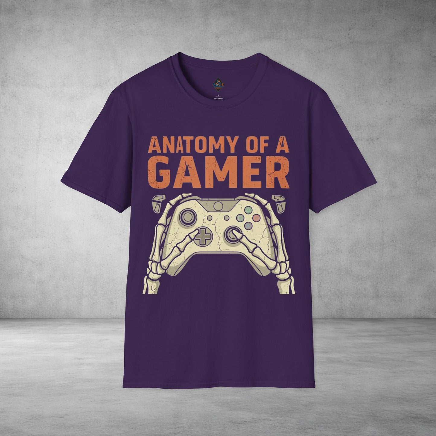 Anatomy of a Gamer T-Shirt – Retro Controller Graphic Tee for Gamers