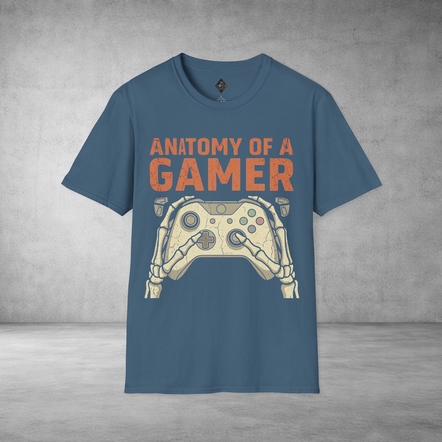Anatomy of a Gamer T-Shirt – Retro Controller Graphic Tee for Gamers