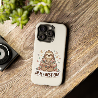 Phone Case — "In My Rest Era" Sloth Cozy Cute Protective Case