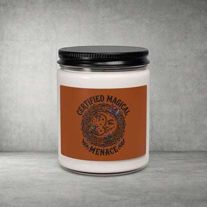 Certified Magical Menace Candle | Witchy, goblincore, celestial soy candle