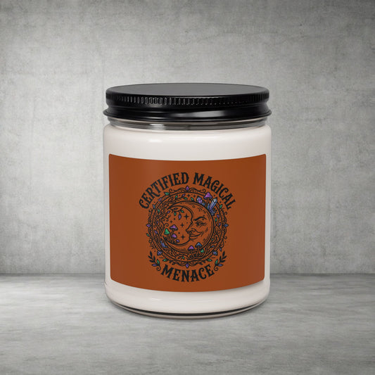 Certified Magical Menace Candle | Witchy, goblincore, celestial soy candle