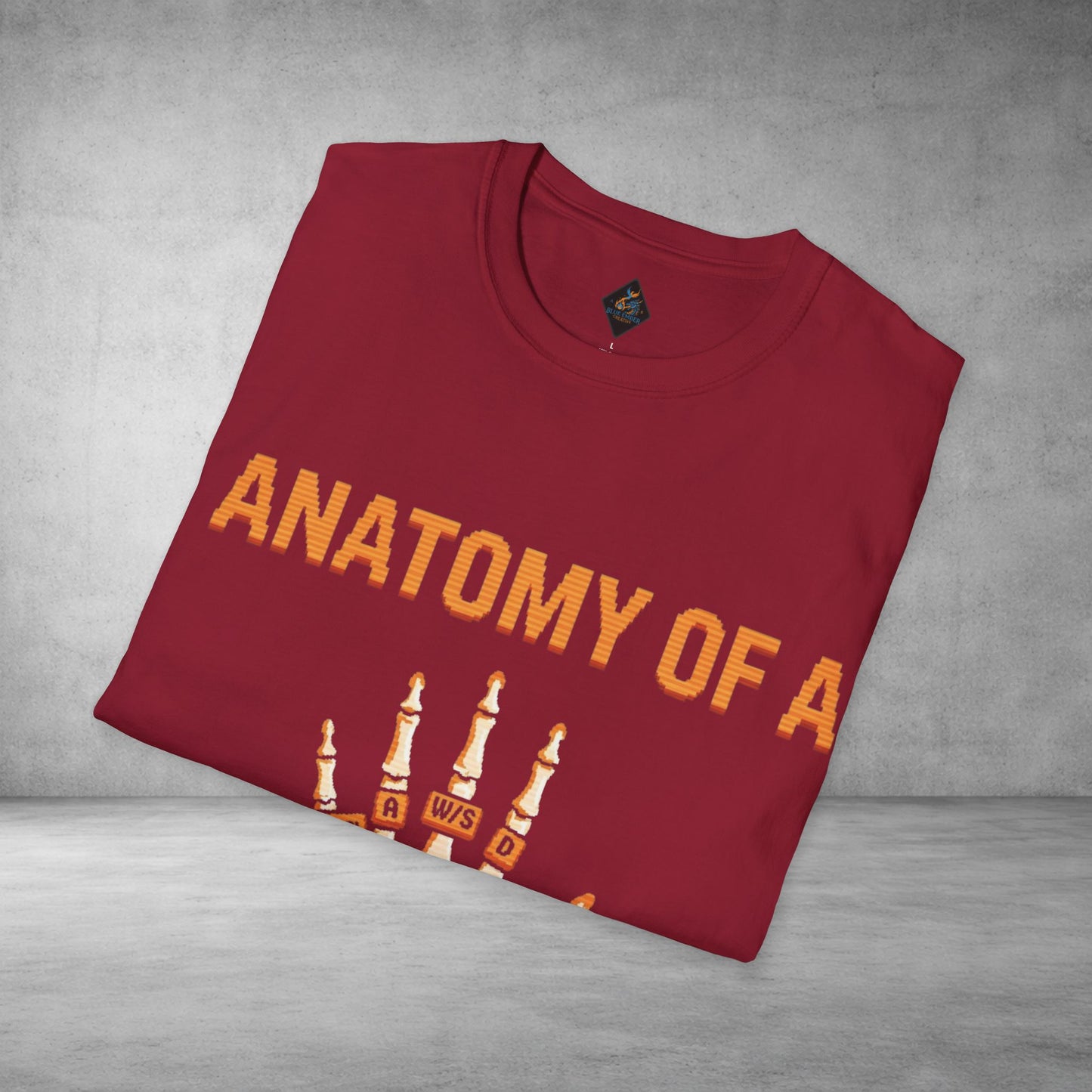 Anatomy of a Gamer T-Shirt — Skeleton Hand Gamer Tee