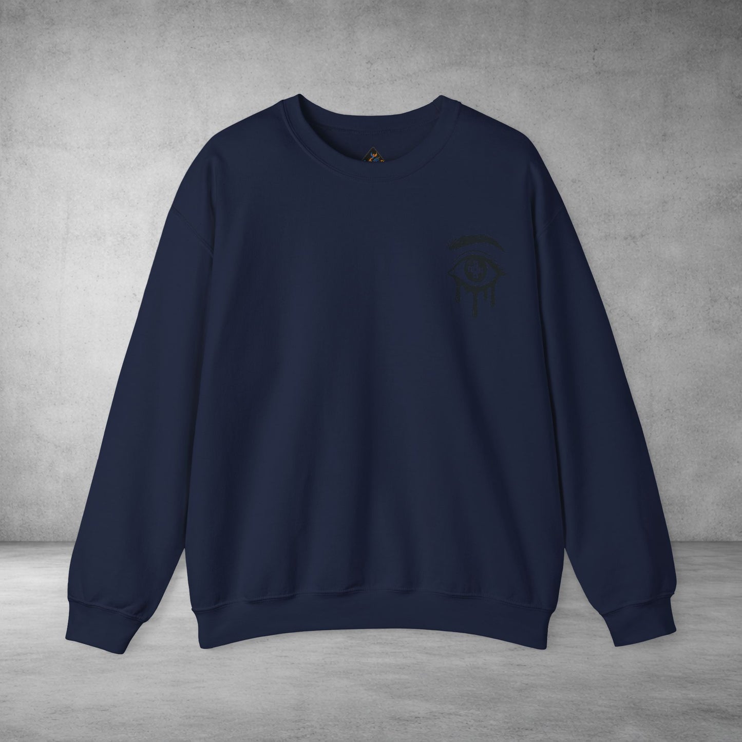 Crewneck Sweatshirt — 'Wake Yo Game Up, Let’s Game' Dripping Eye Gamer Design