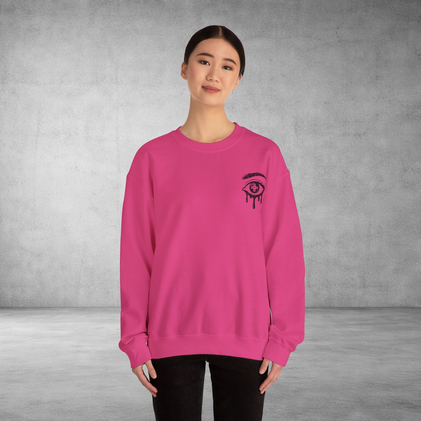 Dripping Eye Crewneck Sweatshirt