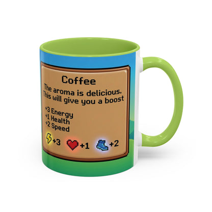 Stardew Valley Inspired Mug – Cozy Gamer Coffee Cup – Farming Game Gift – Pixel Art Aesthetic Mug