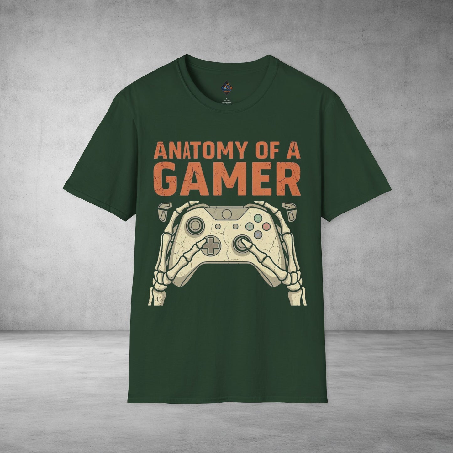 Anatomy of a Gamer T-Shirt – Retro Controller Graphic Tee for Gamers