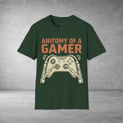 Anatomy of a Gamer T-Shirt – Retro Controller Graphic Tee for Gamers